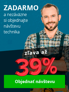 ZADARMO a nezáväzne si objednajte návštevu technika. Zľava až 39%.